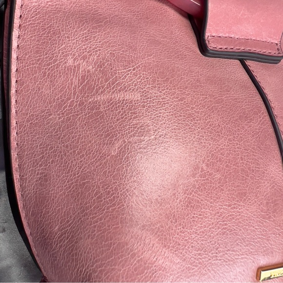 Vince Camuto Pink Cherry Blossom  Iggy Crossbody Leather Purse Bag NWT MSRP $178 - Picture 11 of 17